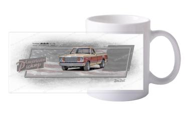 Keramiktasse mit Motiv von Pickup KTaPu2020-3